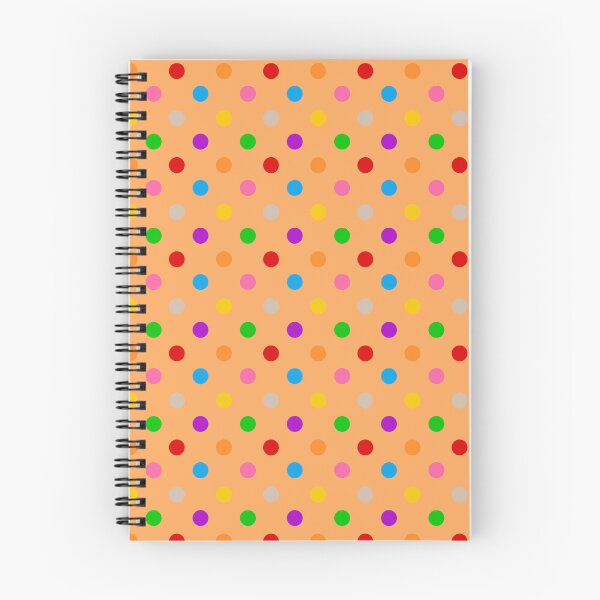 Item preview, Orange Colorful Polka Dots Design   designed and sold by PatternTitan.