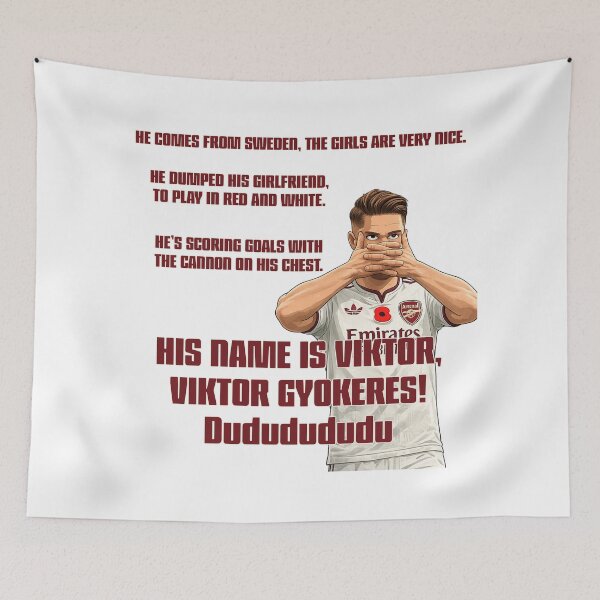 Item preview, His name is Viktor, Viktor Gyökeres designed and sold by Charlotte Hawkins.