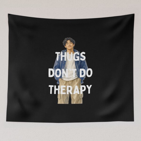 Item preview, Thugs Don't Do Therapy depressed designed and sold by thecooltable.