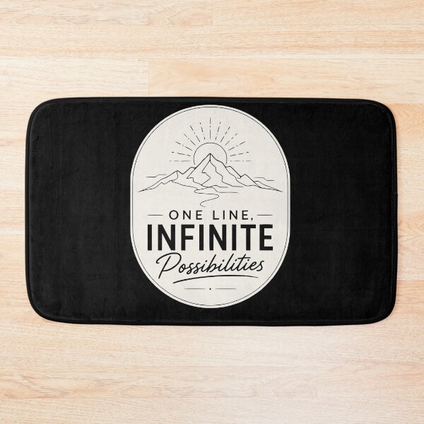 Item preview, Mountain Single-Line Minimal designed and sold by FreshPixelArt.