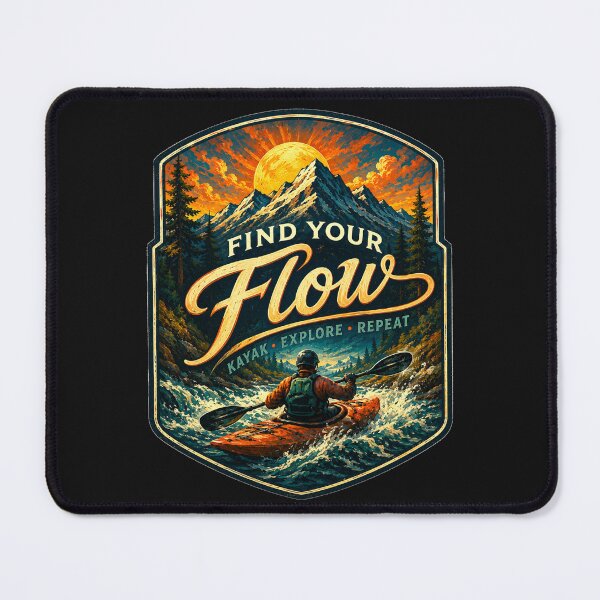 Item preview, Kayaking Find Your Flow designed and sold by Johnny Furlotte.