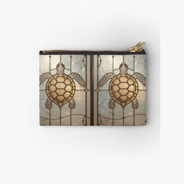 Item preview, Golden Stained Glass Turtle Coquette Style designed and sold by BriSher.