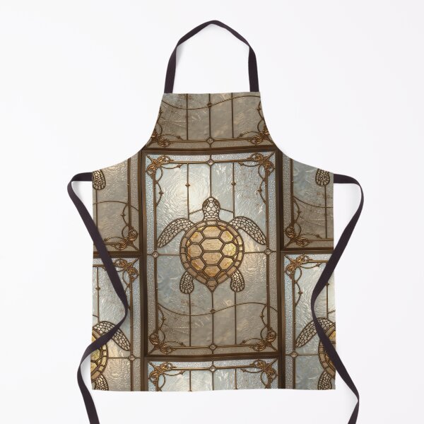 Item preview, Golden Stained Glass Turtle Coquette Style designed and sold by BriSher.