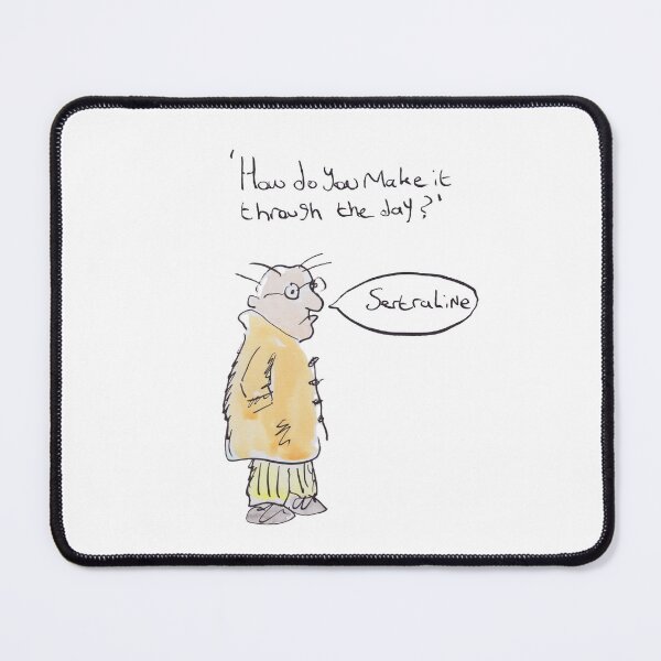 Item preview, A man talking about mental health designed and sold by Inky Fingers Illustrations.
