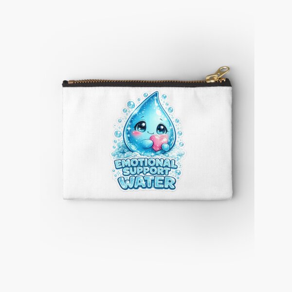 Item preview, Emotional Support Water | Cute 3D Water Drop Sticker | Hydration Buddy designed and sold by Timeless Junction.