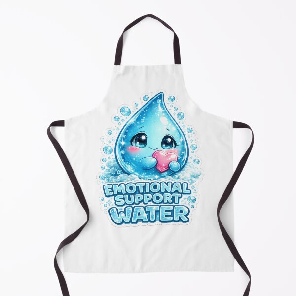 Item preview, Emotional Support Water | Cute 3D Water Drop Sticker | Hydration Buddy designed and sold by Timeless Junction.