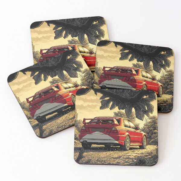 Item preview, Mitsubishi Lancer Evo Cartoon designed and sold by Racing Art Store.