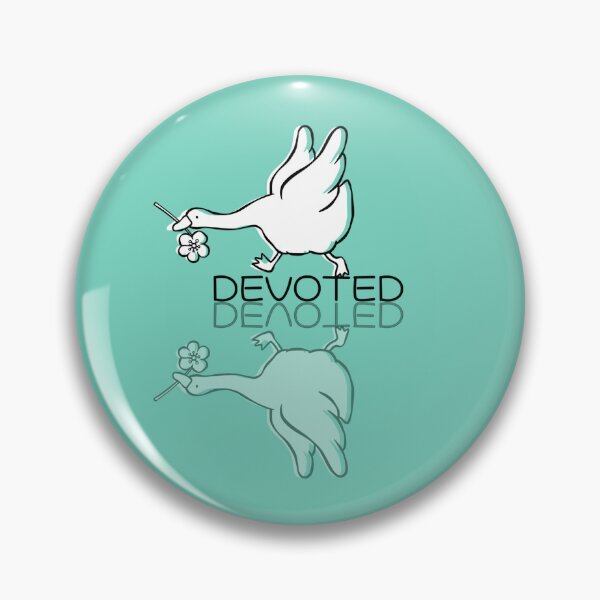 Item preview, Cute Goose Doodle Reflection DEVOTED Teal designed and sold by TackyTime.