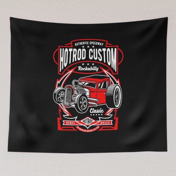 Item preview, Hot Rod American Classic Car Vintage Rockabilly Retro Rock and Roll designed and sold by MemphisCenter.