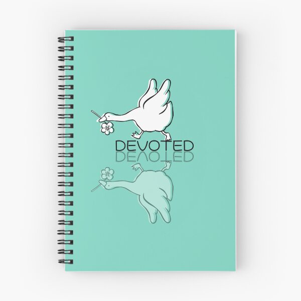 Item preview, Cute Goose Doodle Reflection DEVOTED Teal designed and sold by TackyTime.