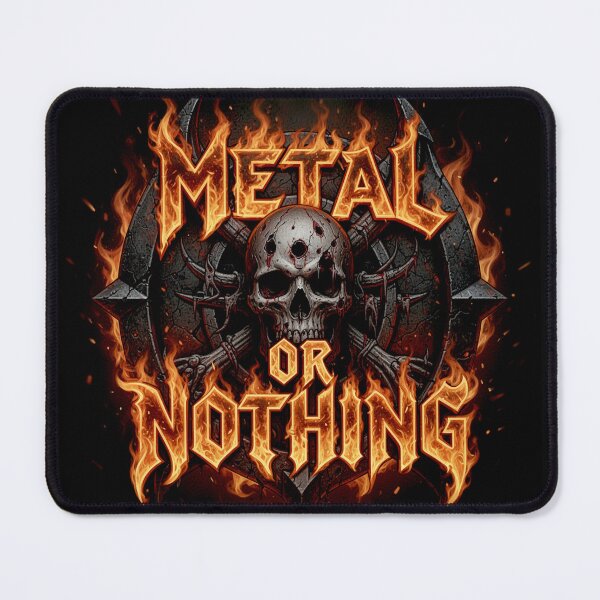 Item preview, Metal or nothing - a top festival design for metal fans designed and sold by Segasprojects.