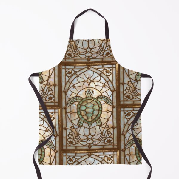Item preview, Golden Stained Glass Turtle Coquette Style designed and sold by BriSher.