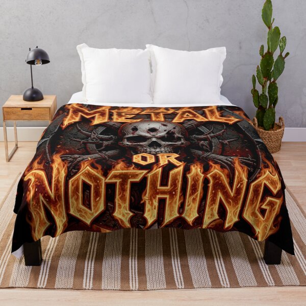Item preview, Metal or nothing - a top festival design for metal fans designed and sold by Kimenta Fashion.