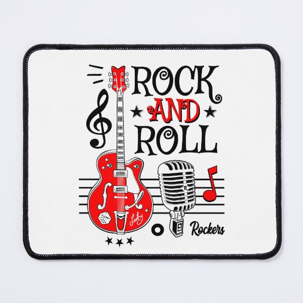Item preview, Rockabilly Music Classic Rock and Roll Guitar Sock Hop Retro Style Biker designed and sold by MemphisCenter.