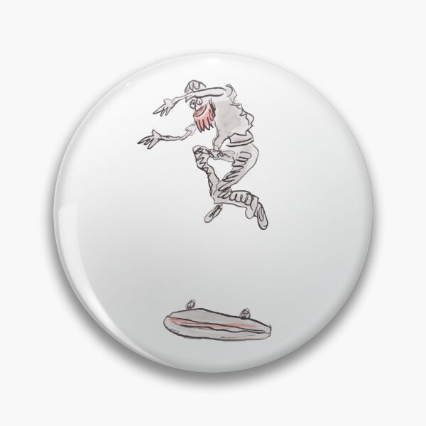 Item preview, Skateboarder doing stunt  designed and sold by Inky Fingers Illustrations.