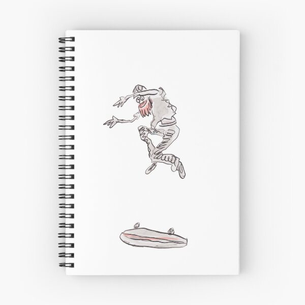 Artikelvorschau, Skateboarder führt Stunt aus entworfen und verkauft von Inky Fingers Illustrations.