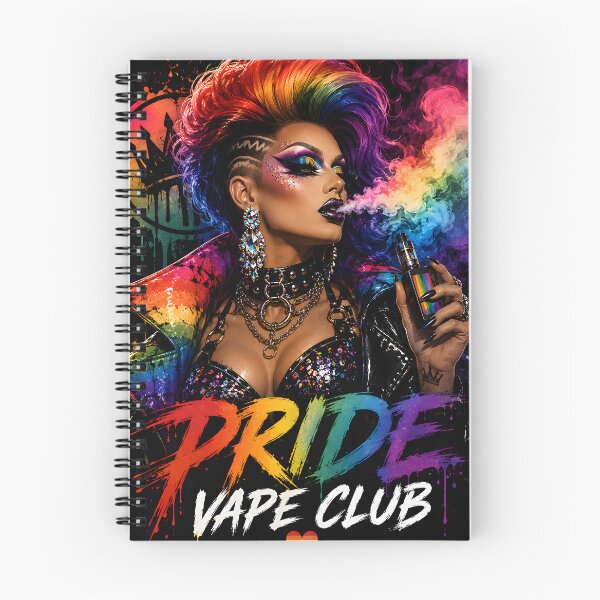 Item preview, Pride Vape Club – Neon Rebel Drag Queen designed and sold by House of Taste Vape Designs.