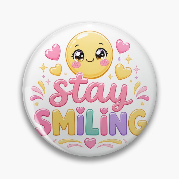 Item preview, Stay Smiling Kawaii Smiley Face | Pastel Y2K Aesthetic Positive Vibes designed and sold by Dulxoz.