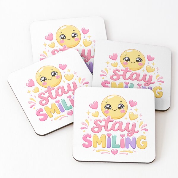 Item preview, Stay Smiling Kawaii Smiley Face | Pastel Y2K Aesthetic Positive Vibes designed and sold by Dulxoz.