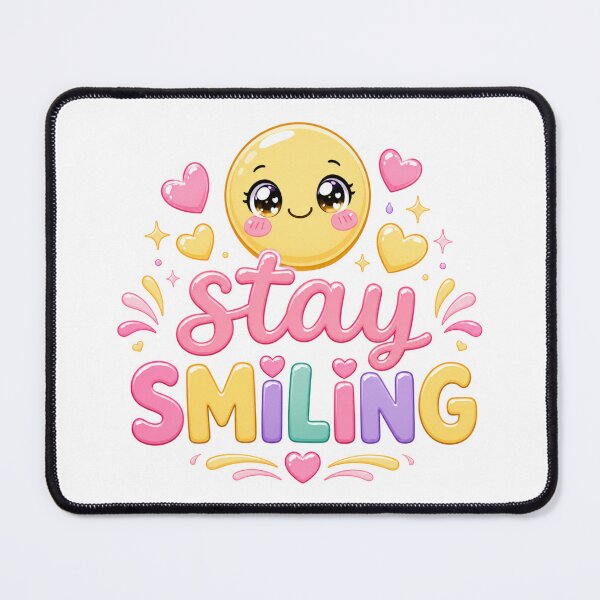 Item preview, Stay Smiling Kawaii Smiley Face | Pastel Y2K Aesthetic Positive Vibes designed and sold by Dulxoz.
