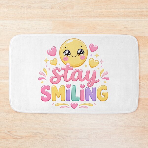 Item preview, Stay Smiling Kawaii Smiley Face | Pastel Y2K Aesthetic Positive Vibes designed and sold by Dulxoz.