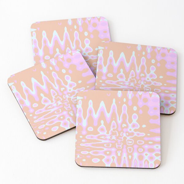 Item preview, Liquid Retro Abstract in Light Orange and Pink designed and sold by mirimo.