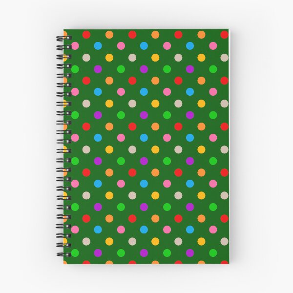 Item preview, Green Colorful Polka Dots Design   designed and sold by PatternTitan.