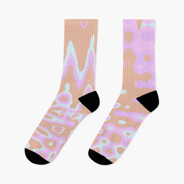 Item preview, Liquid Retro Abstract in Light Orange and Pink designed and sold by mirimo.