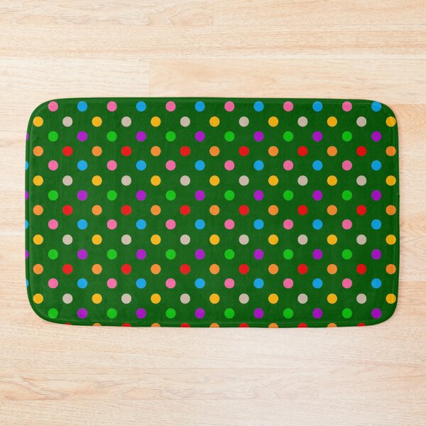 Item preview, Green Colorful Polka Dots Design   designed and sold by PatternTitan.