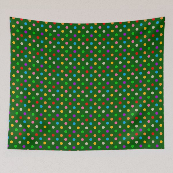 Item preview, Green Colorful Polka Dots Design   designed and sold by PatternTitan.