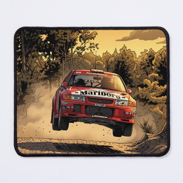 Item preview, Mitsubishi Lancer Evo WRC Cartoon designed and sold by Racing Art Store.