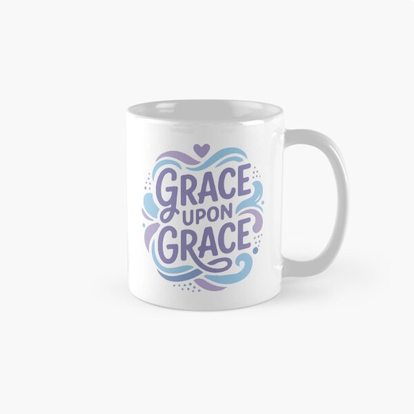 Item preview, Grace Upon Grace Christian Bible Verse  designed and sold by stylishdzign.