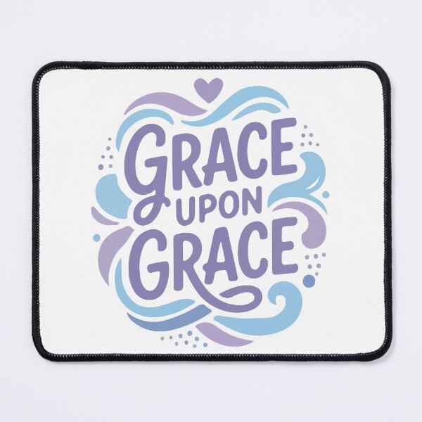 Item preview, Grace Upon Grace Christian Bible Verse  designed and sold by stylishdzign.