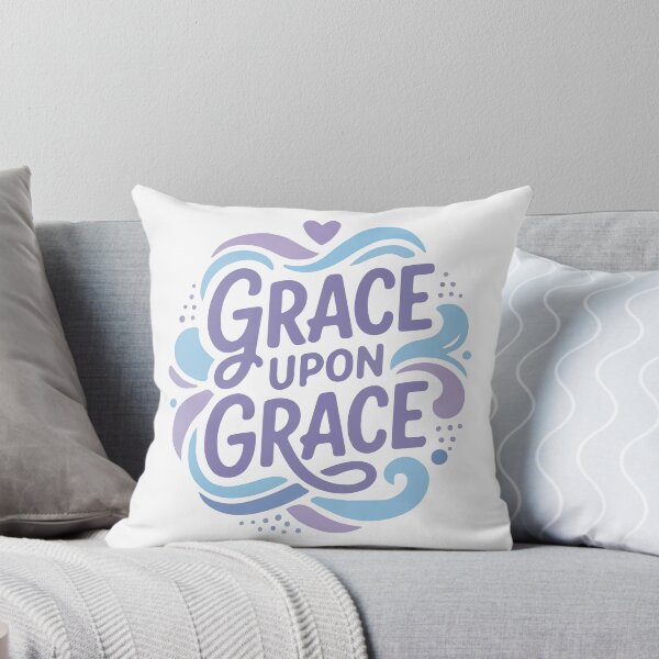 Item preview, Grace Upon Grace Christian Bible Verse  designed and sold by stylishdzign.