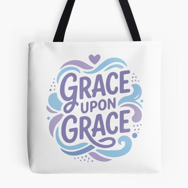 Item preview, Grace Upon Grace Christian Bible Verse  designed and sold by stylishdzign.