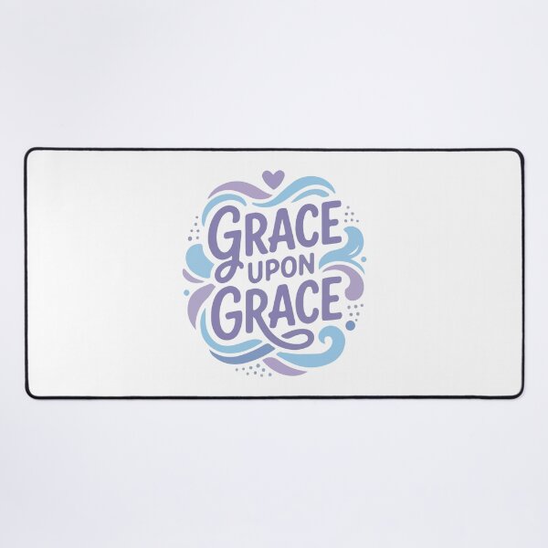 Item preview, Grace Upon Grace Christian Bible Verse  designed and sold by stylishdzign.