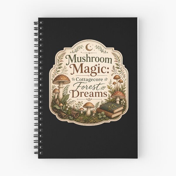 Item preview, Mushrooms Cottagecore Botanical designed and sold by FreshPixelArt.
