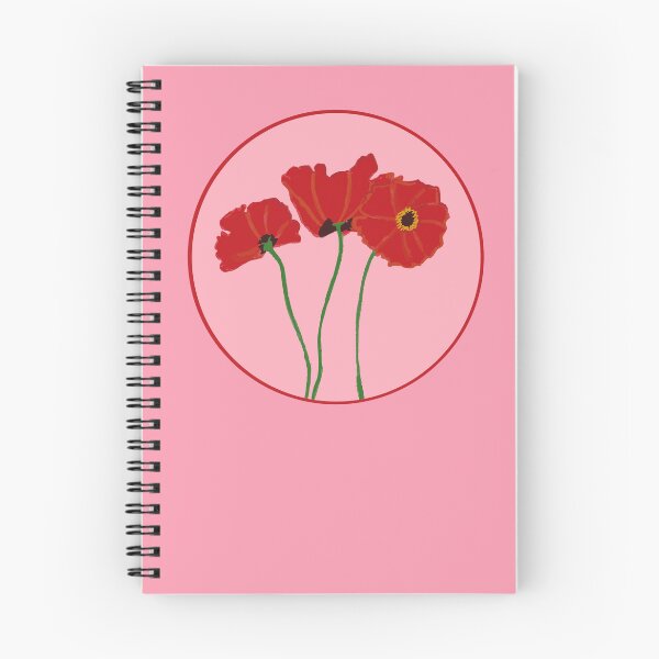 Item preview, Amapolas felices con un fondo rosa designed and sold by soozie-c.