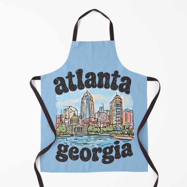 Item preview, Atlanta Georgia Cute Skyline Retro City designed and sold by HowToCanadian.