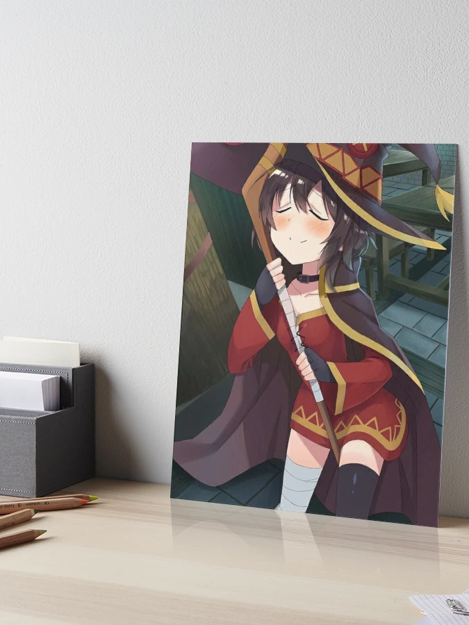 Quadro Decorativo Konosuba Anime Poster Emoldurado 43x63cm