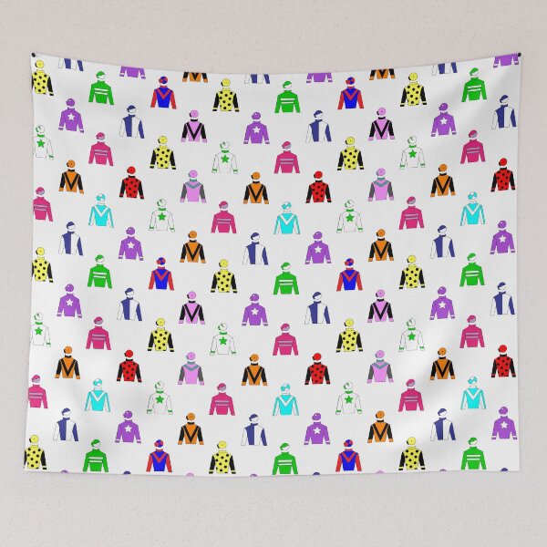 Aperçu de l'œuvre Casaques de jockey de courses hippiques créée et vendue par CreativeTwins.