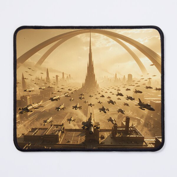 Item preview, Monumental spaceship fleet in the sunset of civilization designed and sold by VoidVeilStudio.