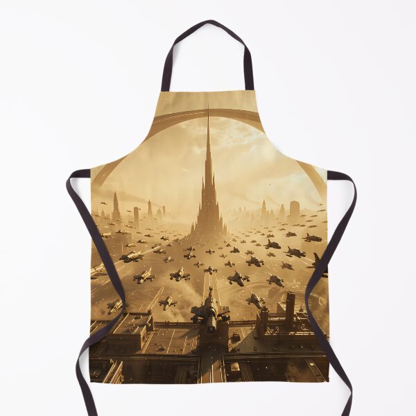 Item preview, Monumental spaceship fleet in the sunset of civilization designed and sold by VoidVeilStudio.