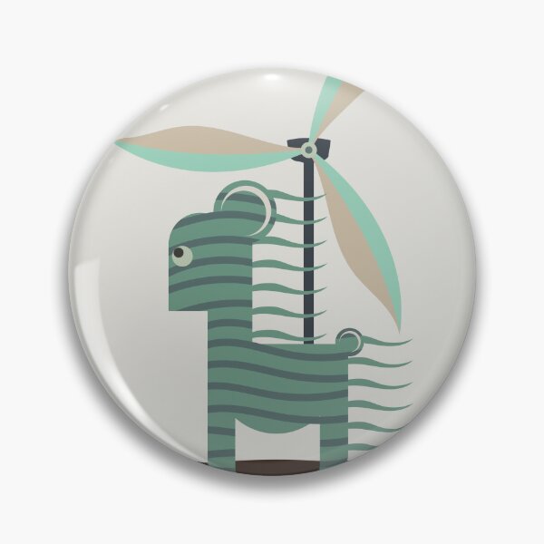 Item preview, Eco Friendly Alpaca Wind Turbine Green Energy Poster designed and sold by Tune-Deco.