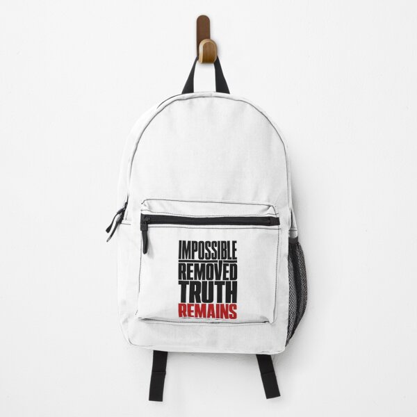 Item preview, Sherlock Holmes Impossible Removed Truth Remains Minimalist Quote designed and sold by Fenay Designs.