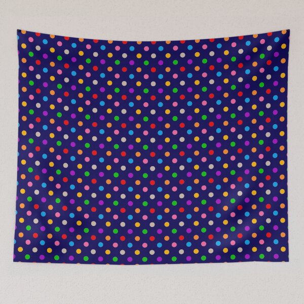 Item preview, Blue Colorful Polka Dots Design   designed and sold by PatternTitan.