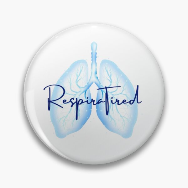 Item preview, RespiraTired Funny Respiratory Medical Pun Sticker | Pulmonology Humor designed and sold by OffScripted.