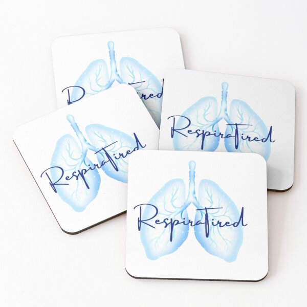 Item preview, RespiraTired Funny Respiratory Medical Pun Sticker | Pulmonology Humor designed and sold by OffScripted.