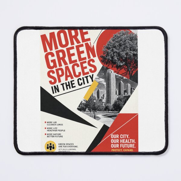 Item preview, Wall Art - Poster - More Green Spaces, Better Future designed and sold by ForeverPrintsOK.