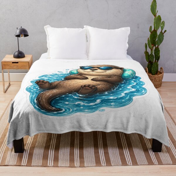 Item preview, Relaxed Otter designed and sold by Wild Horizon Studio.